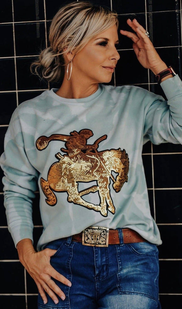 Buckin’ Bronc Rider Sweatshirt