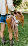 Fringe Cowhide weekender