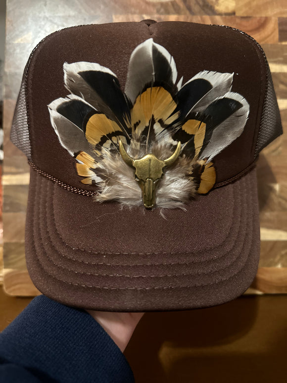Double T Co. Youth “Feathered Bull” hat